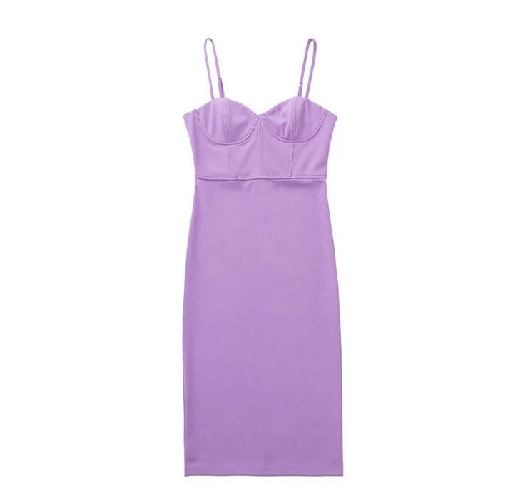 Abito A Tubino Vintage Anni '40 Lavanda