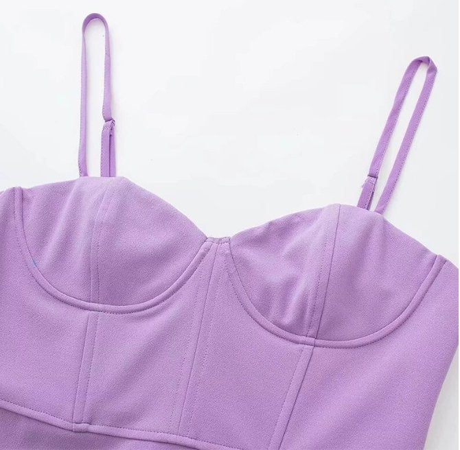 Abito A Tubino Vintage Anni '40 Lavanda