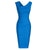 Abito Vintage A Matita Blu Chic
