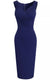 Abito A Tubino Vintage Blu Scuro