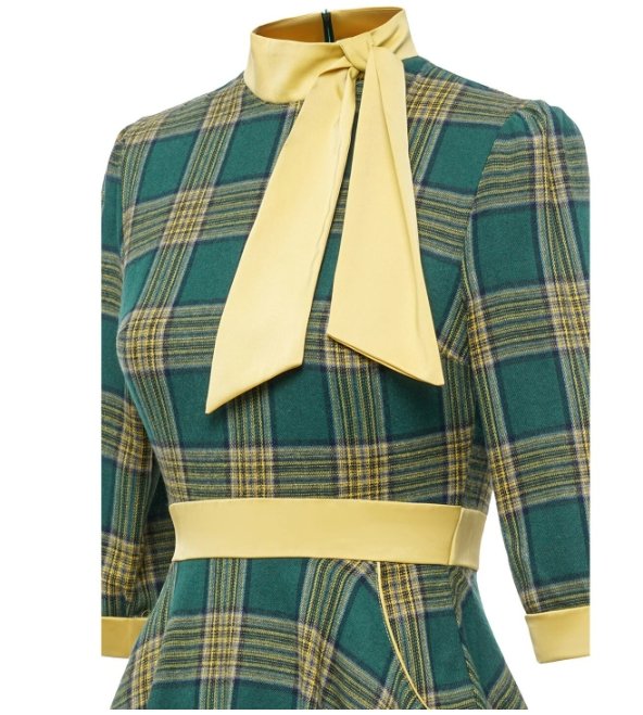 Abito Vintage Verde Eleganza