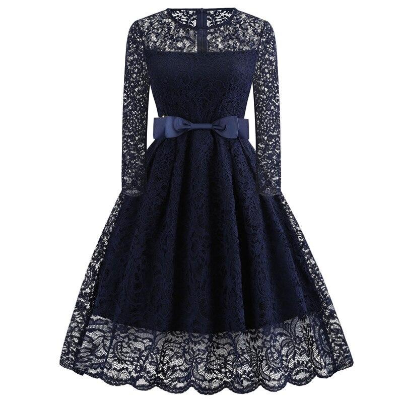 Abito Da Gala Blu Navy Vintage