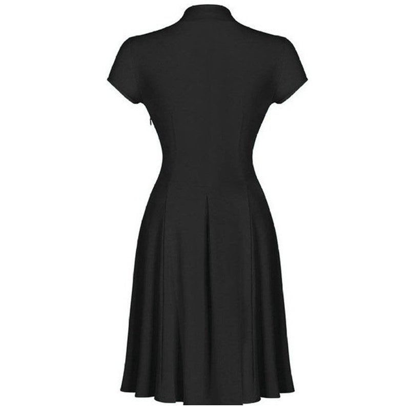 Abito Vintage Nero Taglie Forti Anni '50