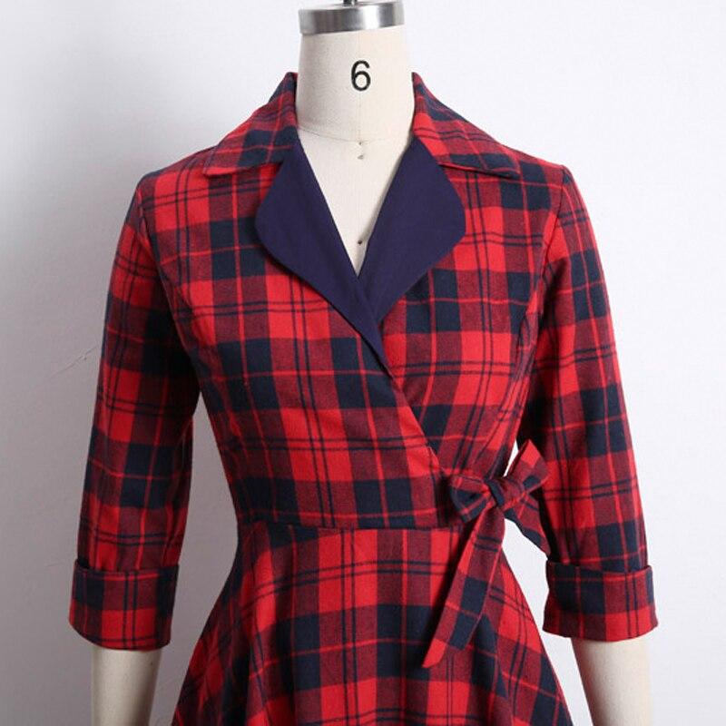 Abito Vintage Invernale In Cotone