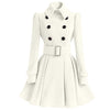 Abito Vintage Invernale In Lana Bianca