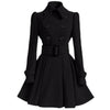 Abito Vintage Invernale In Lana Nera