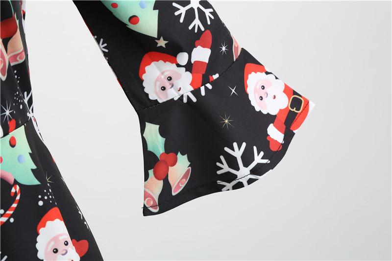 Abito Vintage Invernale Natalizio Nero