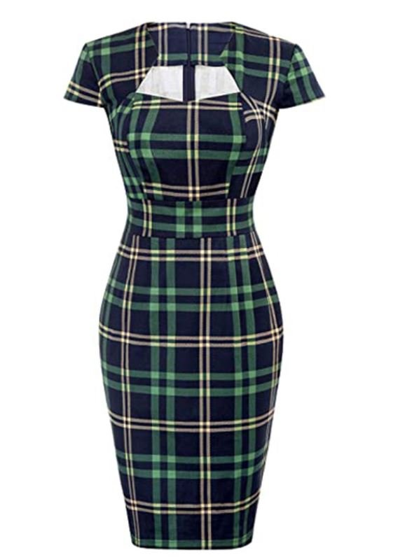 Abito Da Giorno Vintage Verde