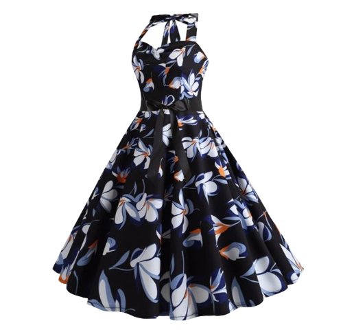 Abito Vintage Con Cavezza