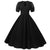 Abito Lungo Nero Vintage Anni '50