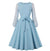 Abito Vintage Lungo Boho Blu