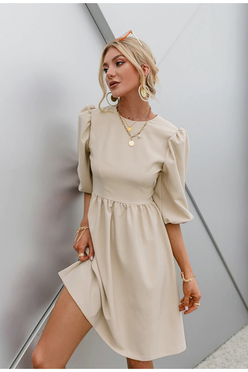 Abito Vintage Con Maniche A 3/4