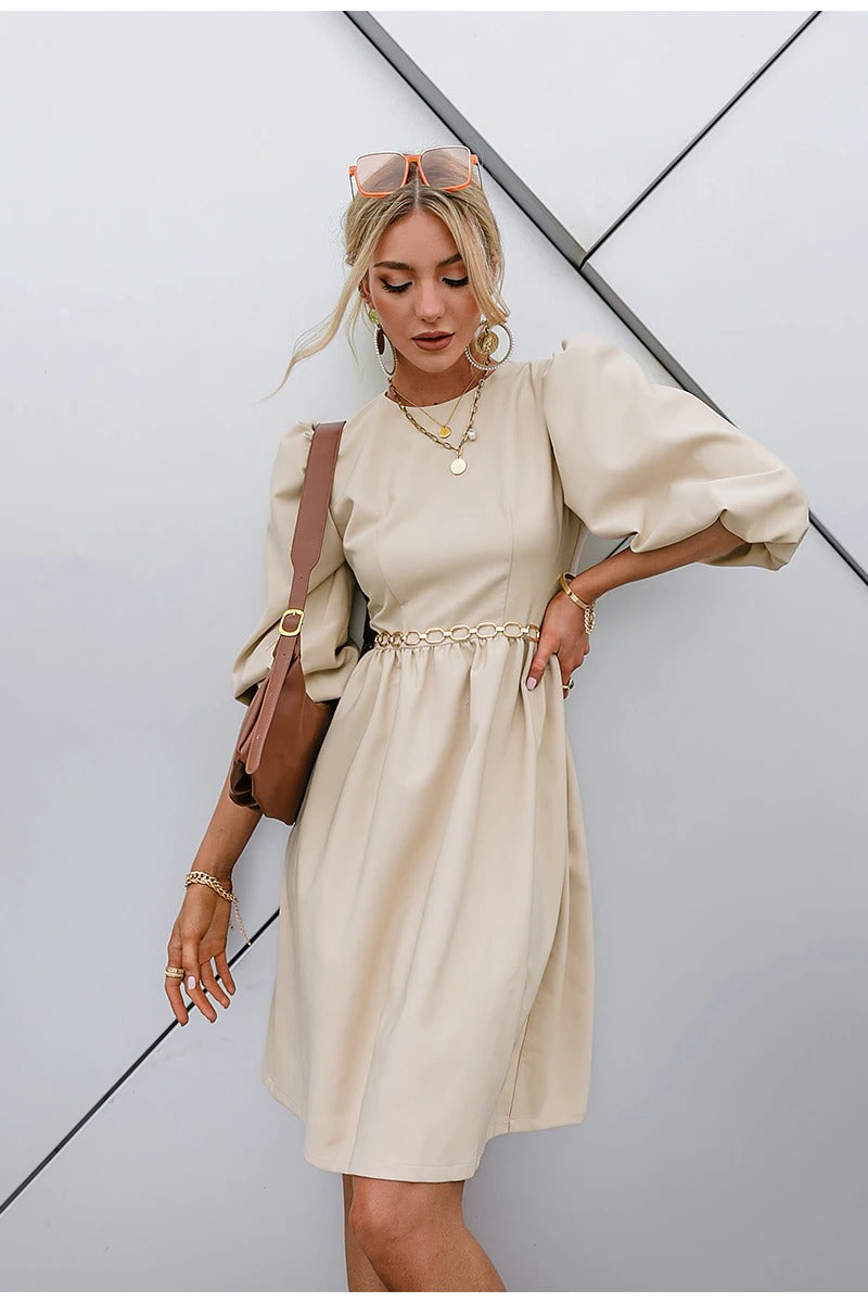 Abito Vintage Con Maniche A 3/4