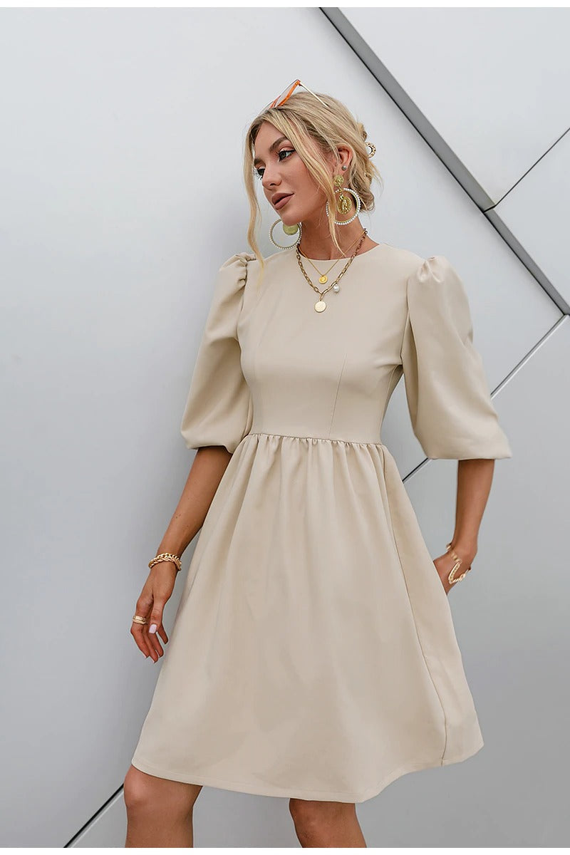 Abito Vintage Con Maniche A 3/4