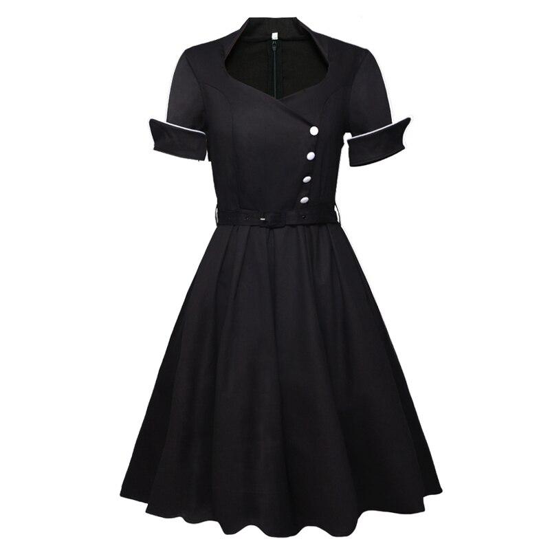 Abito Vintage A Manica Alta