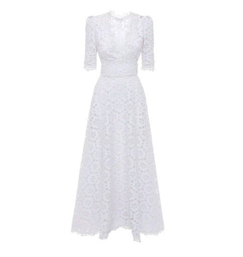 Abito Da Sposa Autunnale Bianco Vintage