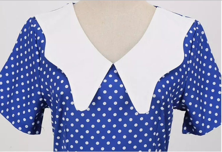 Abito Da Sposa Vintage Blu Navy