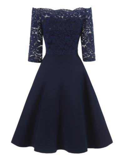 Abito Da Sposa Anni '60 Navy
