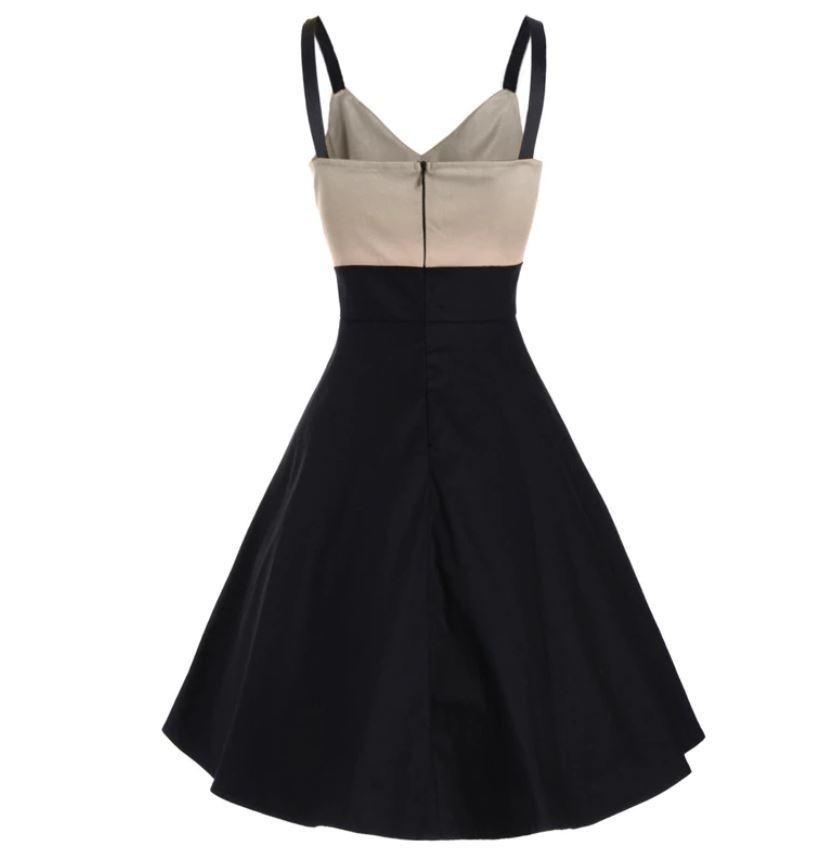 Abito Vintage Midi Beige