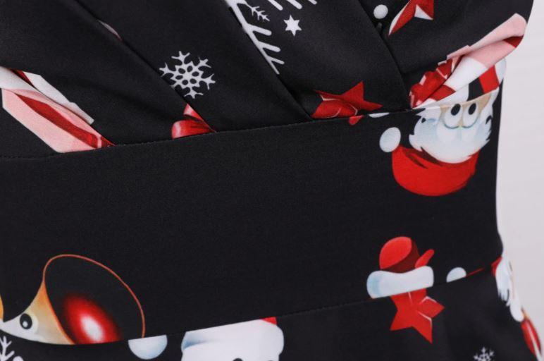 Abito Vintage Natalizio Taglie Forti Nero