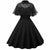 Abito Vintage Nero Con Velo