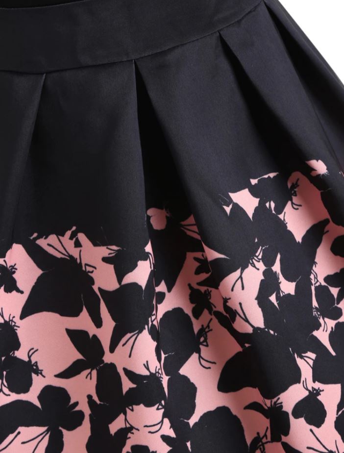 Abito Vintage A Farfalla