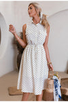 Abito Vintage A Pois
