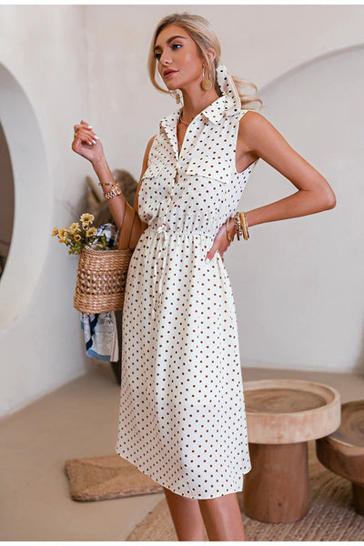 Abito Vintage A Pois