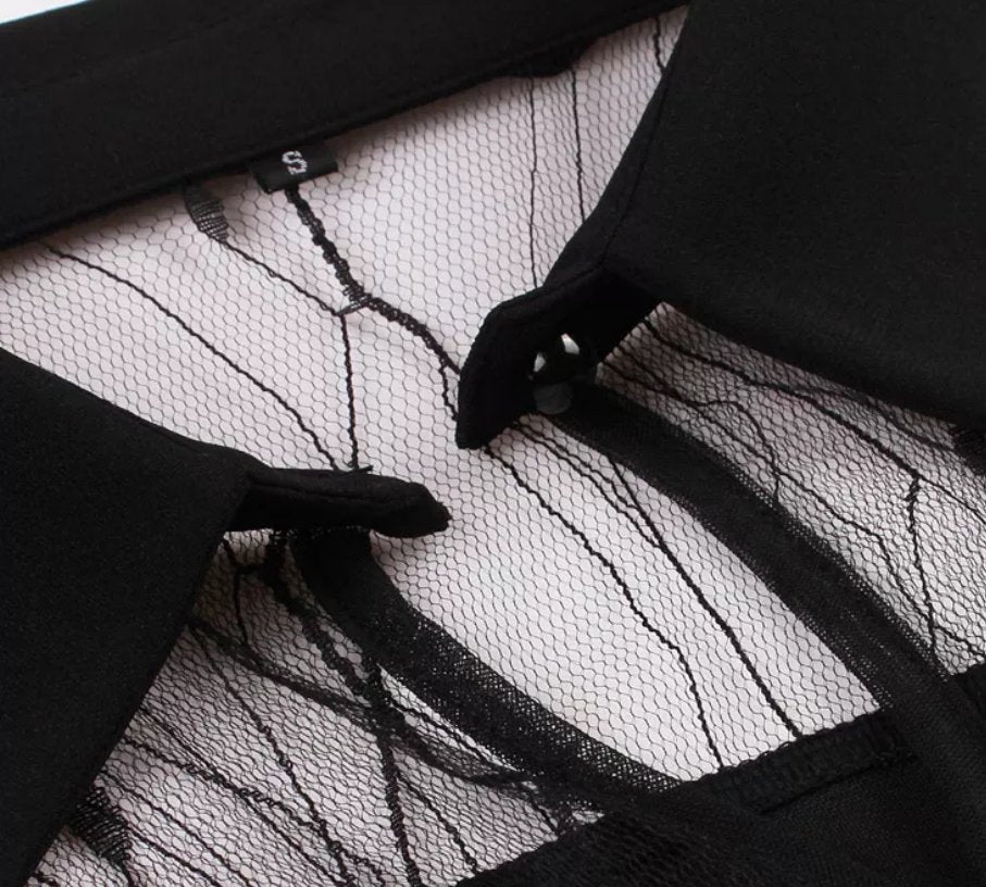 Abito Vintage Con Farfalle Pin Up