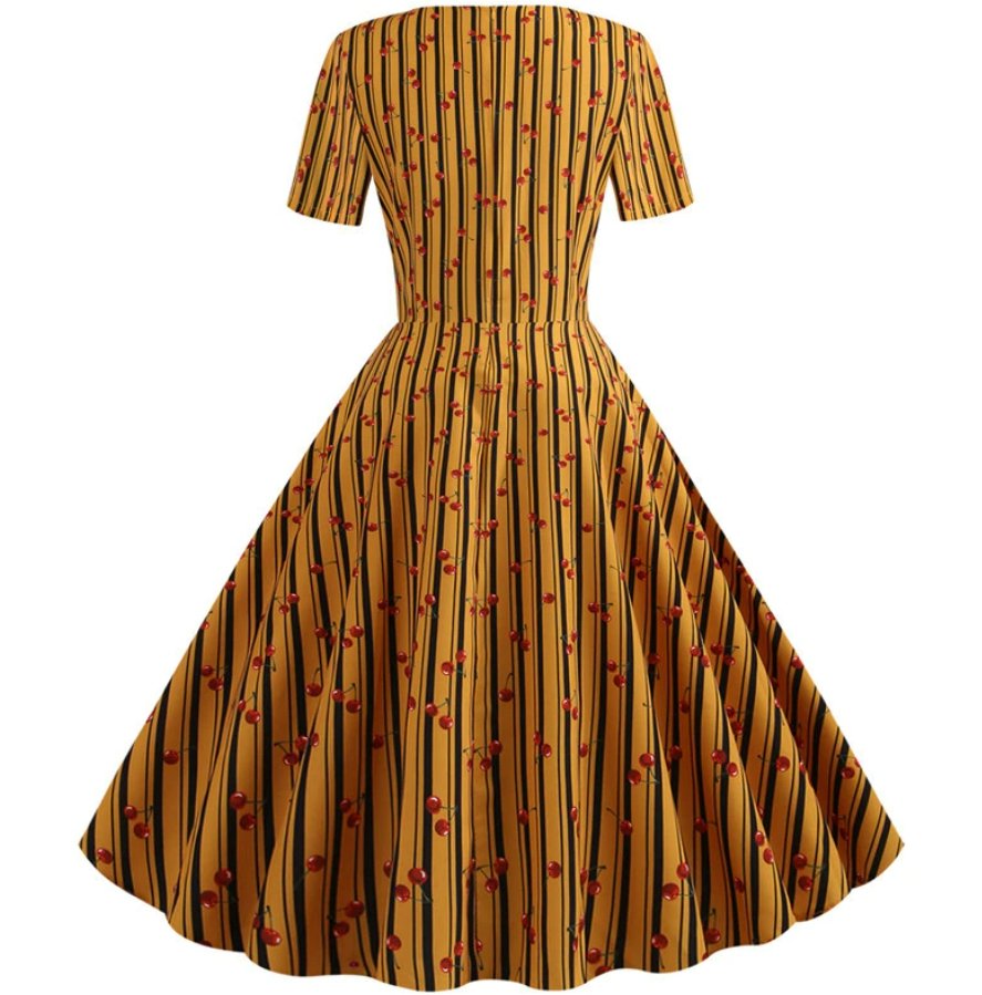Abito Vintage Pin Up Stripes