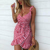 Abito Vintage Da Spiaggia Rosso