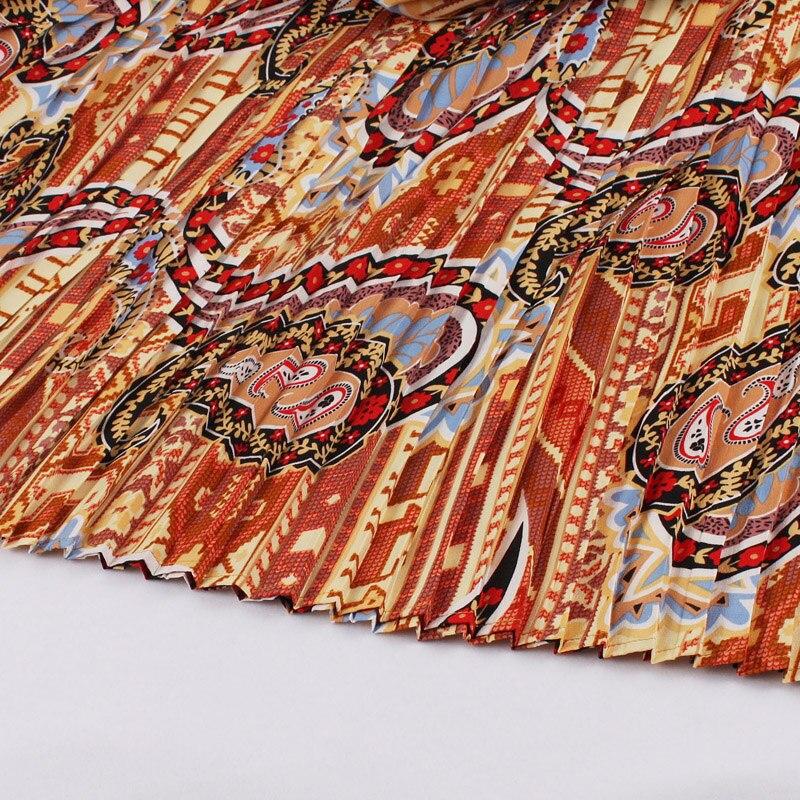 Abito Vintage Plissettato Arancione