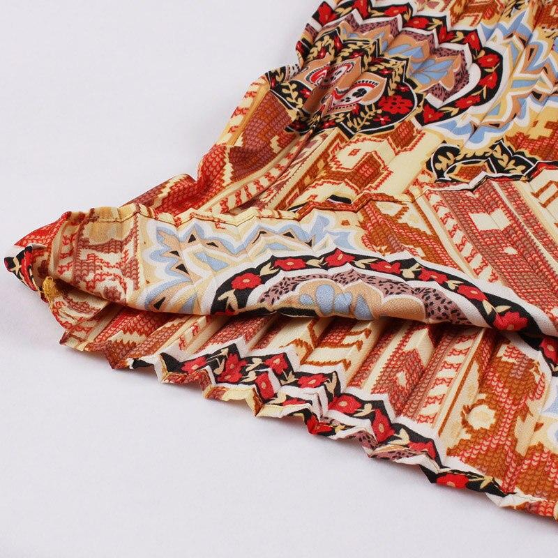 Abito Vintage Plissettato Arancione