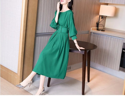 Abito Vintage Di Qualità Verde