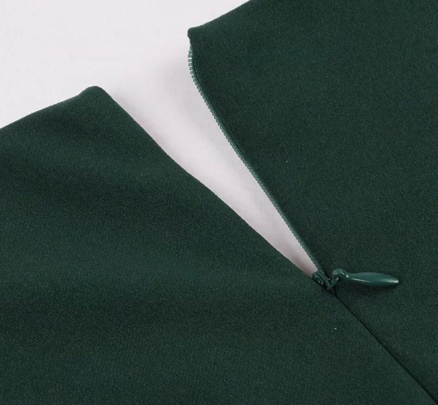 Abito Da Ricevimento Verde Vintage