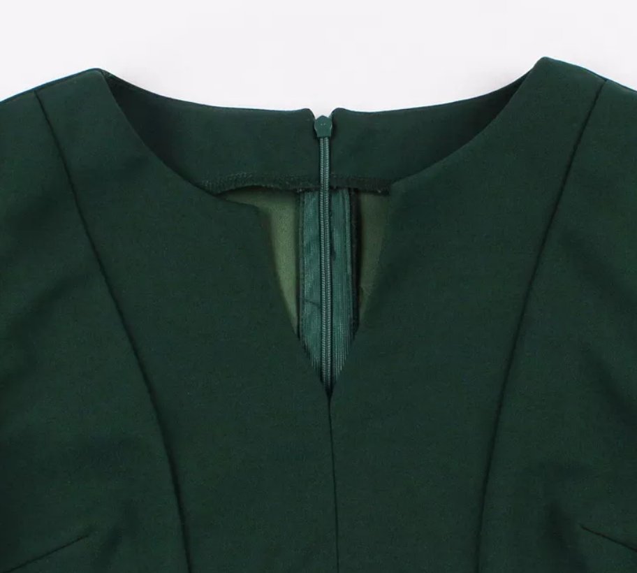 Abito Da Ricevimento Verde Vintage