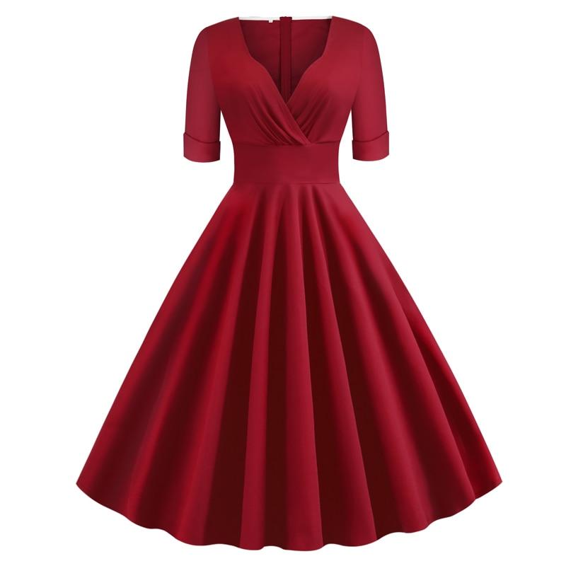 Abito Rockabilly Vintage Anni '50 Carmine