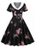 Vintage Anni ' 50 Rockabilly Dress Fiori