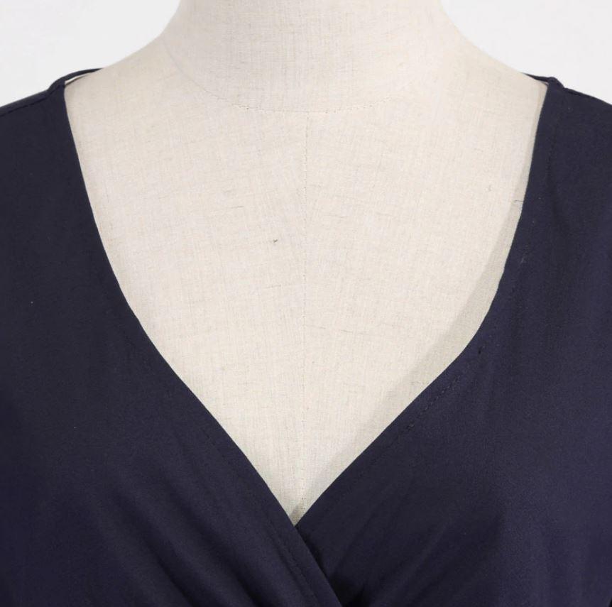 Abito Rockabilly Vintage Anni '50 Navy