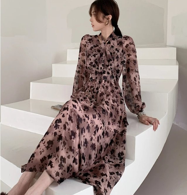 Abito Vintage Rosa Anni '40