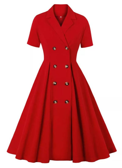Abito Vintage Liberty Rosso