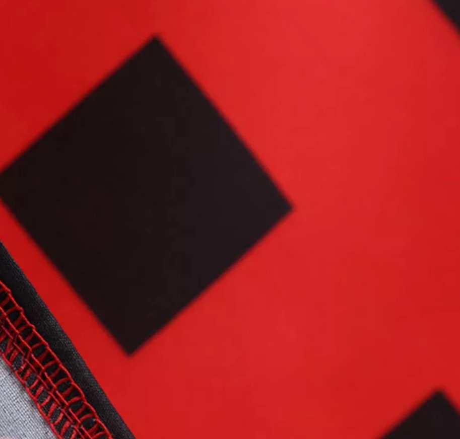 Abito Vintage Rosso Moderno