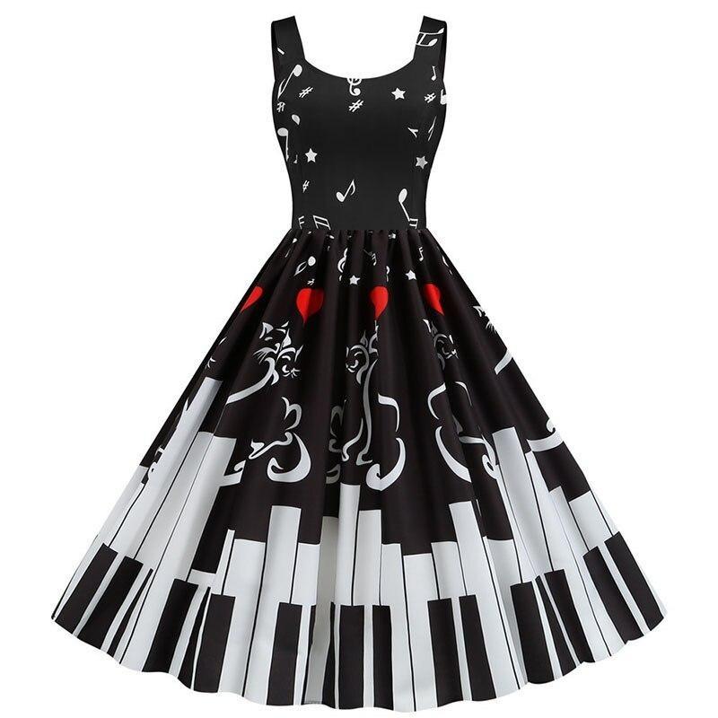 Abito Vintage Per Pianoforte Di San Valentino