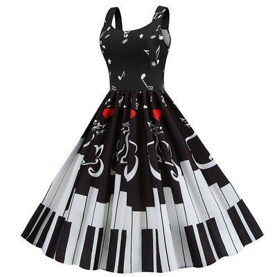 Abito Vintage Per Pianoforte Di San Valentino