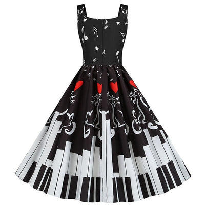 Abito Vintage Per Pianoforte Di San Valentino