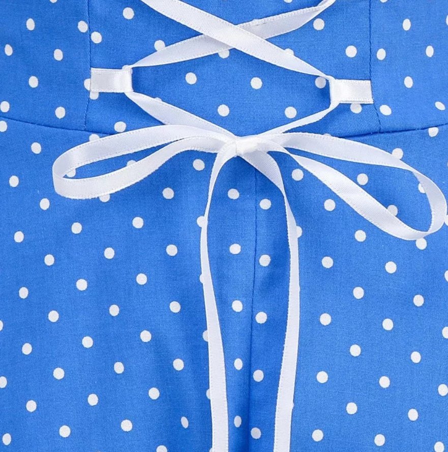 Blu Vintage Sexy Pin Up Dress