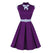 Abito Camicia Viola Sexy Vintage