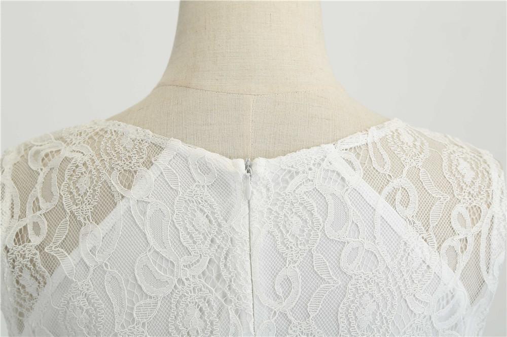 Abito Vintage A Trapezio Bianco