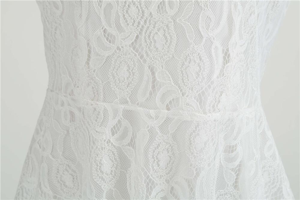 Abito Vintage A Trapezio Bianco