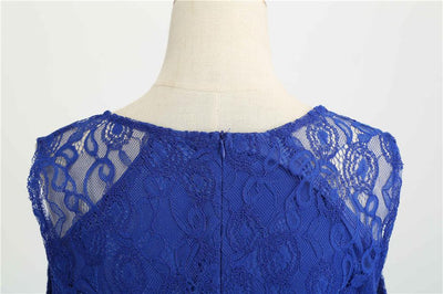 Abito Vintage A Trapezio Blu